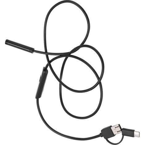 Endoscope Industriel 8mm IP67 Étanche 3-en-1 avec 6 LEDs Réglables, Câble 10m/32,8ft, Caméra d'Inspection Flexible pour Usage Professionnel (1/5)