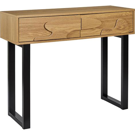 Console 2 Tiroirs "Calypso" 100cm Marron
