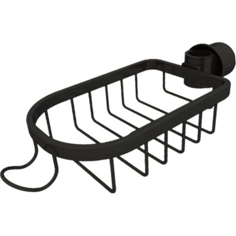 Étagère Douche Sans Percage Salle de Bain Télescopique Tablette Support Porte Savon Barre 2x Inox Inoxydable (1/5)