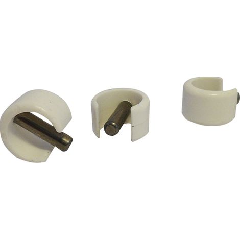 Clip de manivelle clippable pour tubes 12-13 mm – Goupille inox – Montage sans outil – Compatible manivelles 13 mm – Geiger