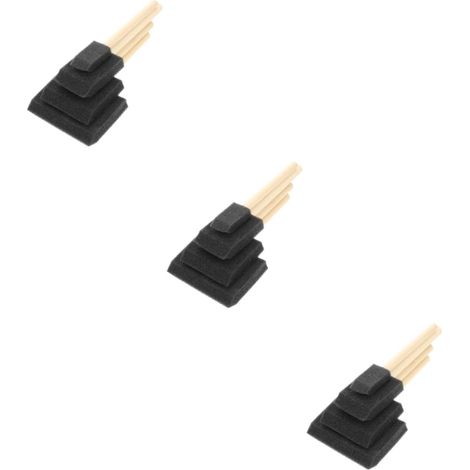 9 Ensembles Set de Pinceaux Mousse avec Manche pour Peinture Accessoires de Peinture Éponge pour Artisanat (1/5)