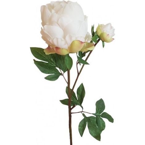 Fiore artificiale Peonia bianca Peonia da matrimonio 90 cm