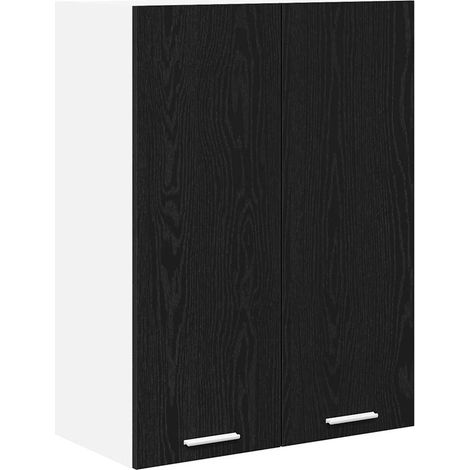 Maison Exclusive - Mueble colgante con almacenamiento Roble Negro