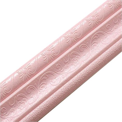 Molding Trim - PE Foam - Auto-Adhésif - 230 cm x 8 cm x 1 cm - Décoration Murale Intérieure - Blanc - 1 Pièce (1/5)