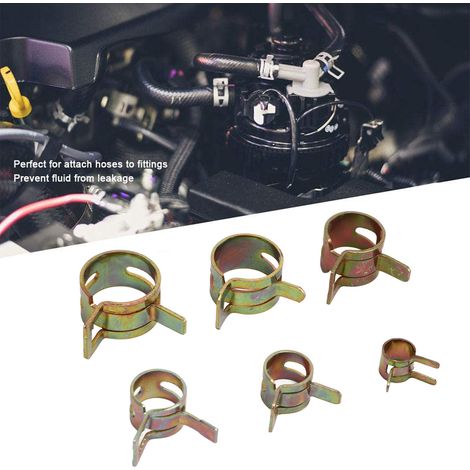 Jeu de 60 colliers de serrage à oreilles avec pince, coffret de rangement, outil portable économique pour entretien de tuyaux (1/5)