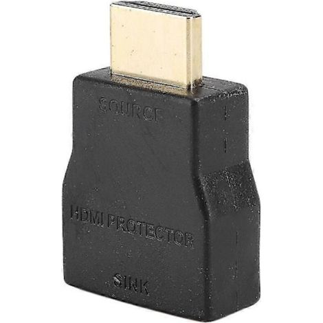 HDMI-Überspannungsschutz HP01, ausgestattet mit Schutzfunktionen gegen elektrostatische Entladung und Blitzschlag.