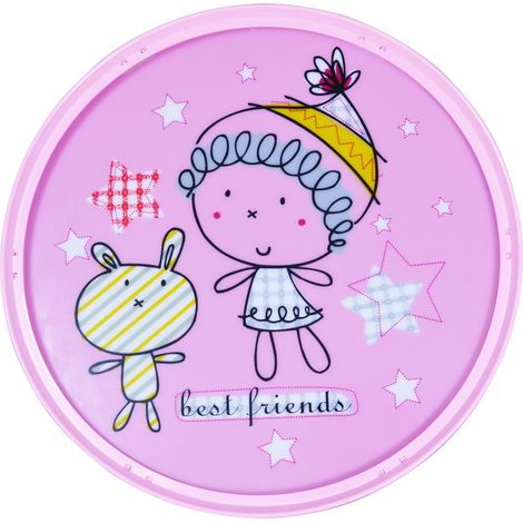 Applique bimbi Polux DIDI rosa 2xE14 IP20 plastico dimmerabile (1/4)