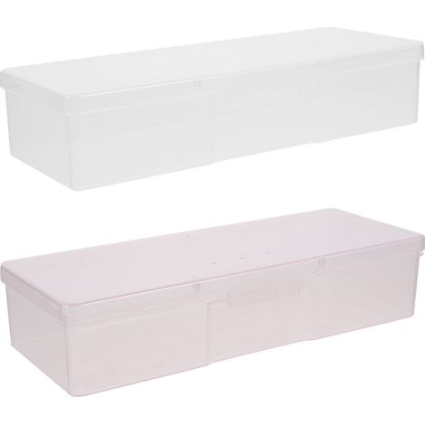 Boîte de rangement Mizh pour 4 outils de manucure : stylos et pinceaux pour nail art