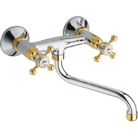 Sapho Reitano Rubinetteria Antea - Miscelatore da lavello Antea, color cromo/oro 3062