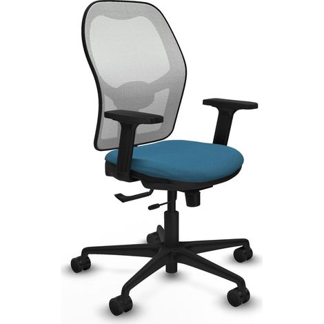 Chaise bureau piqueras y crespo ergonomique noir 120kg (1/2)
