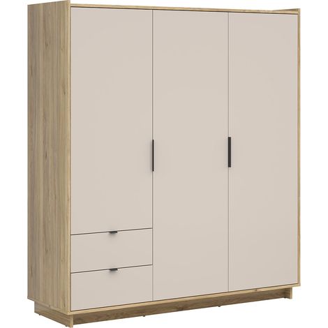 Armadio 3 ante 2 cassetti Donna cachemire 200cm (1/5)