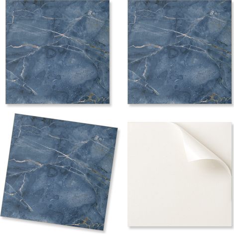 Baldosas de vinilo decorativas con dise帽o de piedra natural para cocina o ba帽o, 9x30x30 cm.