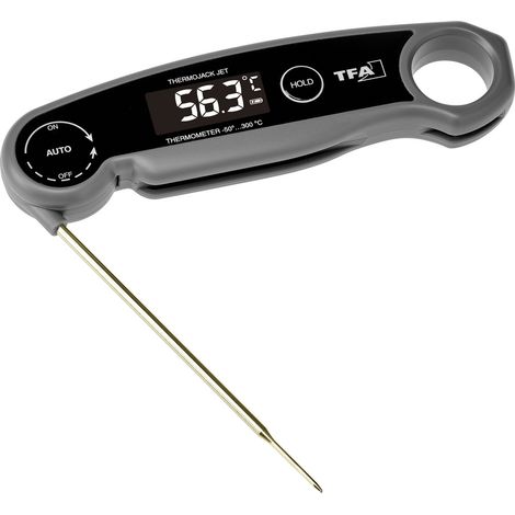 TFA Dostmann 30.1069.10 Küchen-Thermometer  Automatisches Abschalten Babykost, Backen, Braten, Burge