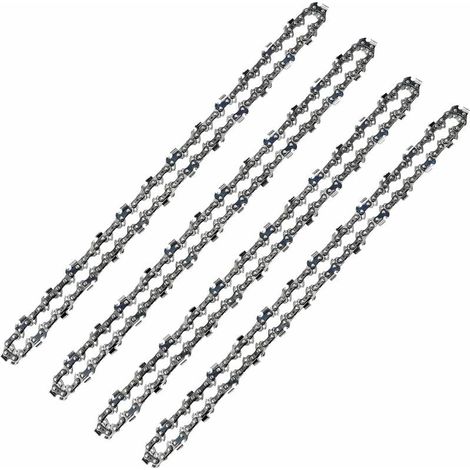 Cadena de motosierra de 52 eslabones, paso LP de 3/8", calibre 050 (1,3 mm), bajo retroceso, paquete de 4. Cadenas de motosierra de 52 eslabones para barra guía de 14" (35 cm). (1/5)