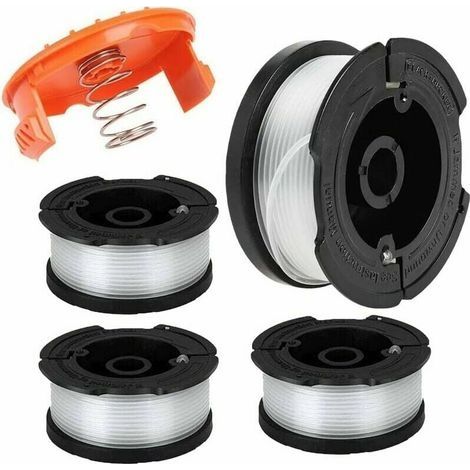 Bobine de Fil pour Coupe-Bordure BOSCH EasyGrassCut 18 23 26 Art 23 26, Remplace les Numéros de Pièce F016800569 et F16800385, Comprend 4 Bobines. (1/5)