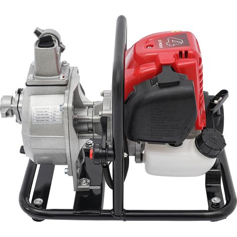 Bomba de agua de gasolina, bomba de agua de gasolina de 4 tiempos, autocebante, 1,2 kW, 8500 rpm, bomba de agua portátil para estanque de gasolina