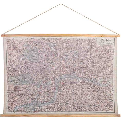 Lienzo pergamino de tela impresa 125x86x2 cm (1/5)