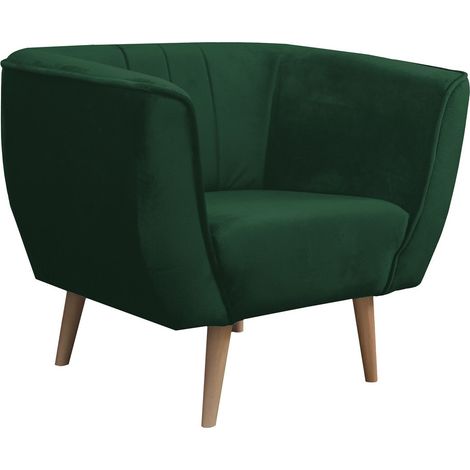 Sillón Glenview 105, Kronos 14, 75x82x74cm, Tapiz, Patas: Madera, 0