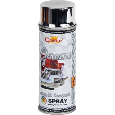 Vernice spray super cromata color oro con effetto cromato 13013 agtech 400 ml