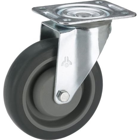 dörner + helmer 715565F 715565F Lenkrolle Rad-Durchmesser: 100 mm Tragfähigkeit (max.): 150 kg 1 St.