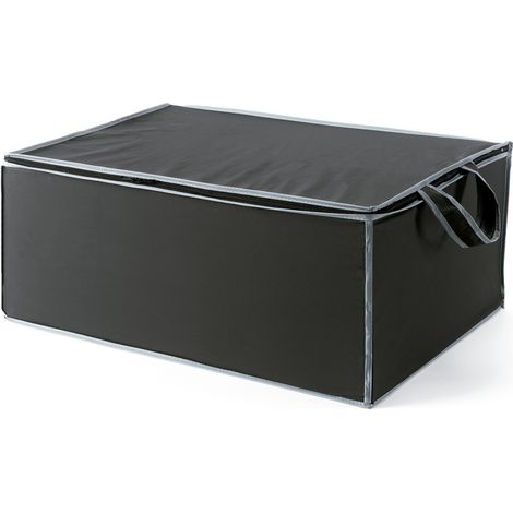 Compactor Boîtes de stockage - Boîte de rangement pour textiles 55x45x25 cm, noir RAN6273 (1/2)