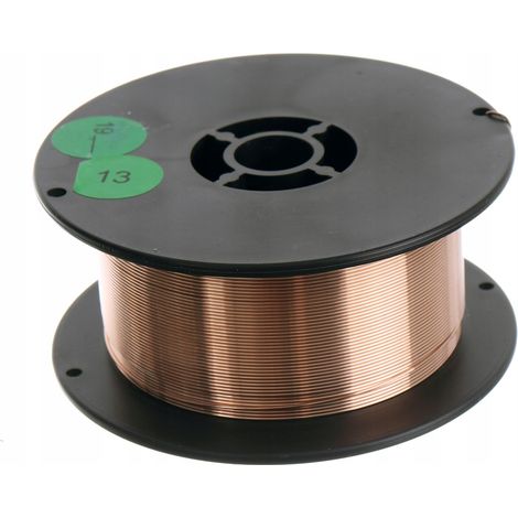 Filo di saldatura Cusi3 per brasatura di rame e acciaio, 0,8 mm, 1 kg, per saldatura MIG/MAG.