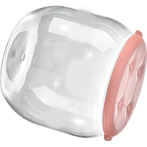 Tabouret de Rangement Transparent Multifonction, Tabouret Organisateur pour Chaussures et Jouets - Forme Ronde, Structure Solide (1/5)