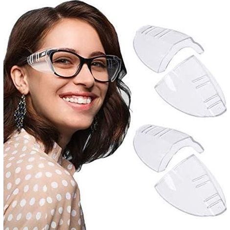 Protections latérales pour lunettes – 2 paires – Protection oculaire universelle (1/5)