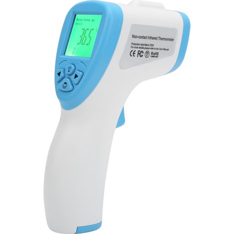 Thermomètre frontal sans contact, thermomètre infrarouge numérique à piles (1/5)