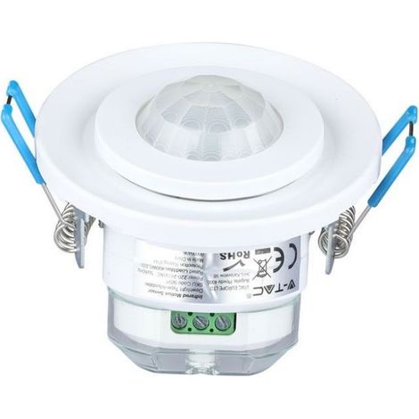 Sensor de movimiento de microondas integrado V-TAC ajustable 360° (máx. 200 W) IP20