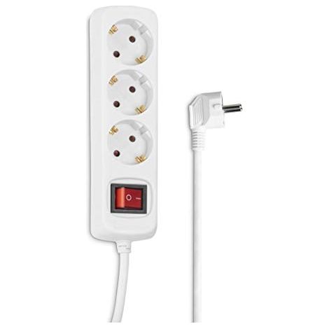 Hama 00108815 Multipresa Bianco Schuko 1 pz. (1/4)