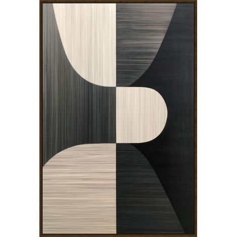 Mömax Keilrahmenbild Lotta in Schwarz/Beige ca. 60x90cm (1/3)