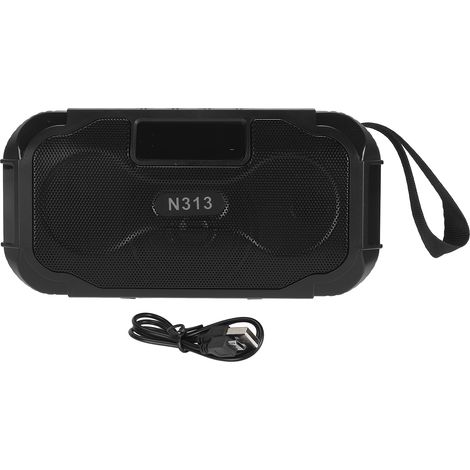Enceinte Bluetooth Solaire Ortviai 5W Radio FM Double Antenne USB TF AUX ABS Robuste Autonome Idéal Extérieur Camping (1/5)