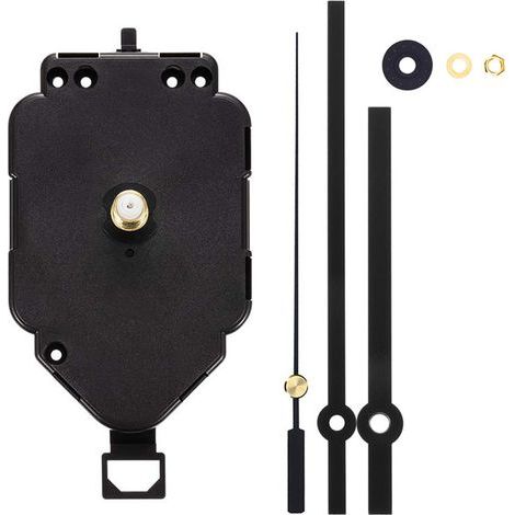 Quartz Clock Movement DIY Movement Kit with 2 Pairs of Hands and Pendulum