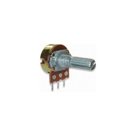 POTENCIOMETRO 1K Logaritmico Eje Corto Metal Extriado