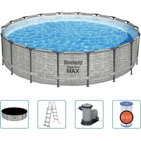 Piscine Bestway Power Steel 549 x 122 cm (1/5)