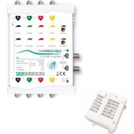 Amplificatore 4 ingressi satellite +1 terrestre Fracarro AMP435SA ABLA