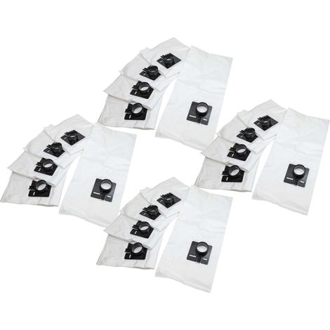 vhbw 20x Staubsaugerbeutel Ersatz für Festo / Festool 452970, FIS-CT 22, FIS-CTL 22, FIS-CTM 22 für Staubsauger - Mikrovlies, Weiß