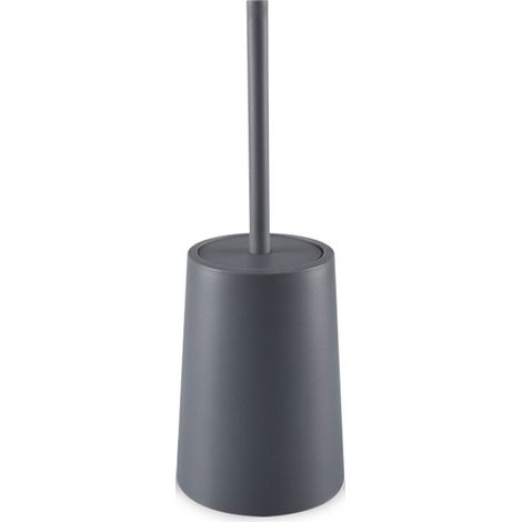 SHINING HOUSE Gris Brosse WC avec Support Design Gris Brosse de Toilettes WC Balayette Plastique Brosse WC et Support pour Salle de Bain
37x18x13cm (1/5)