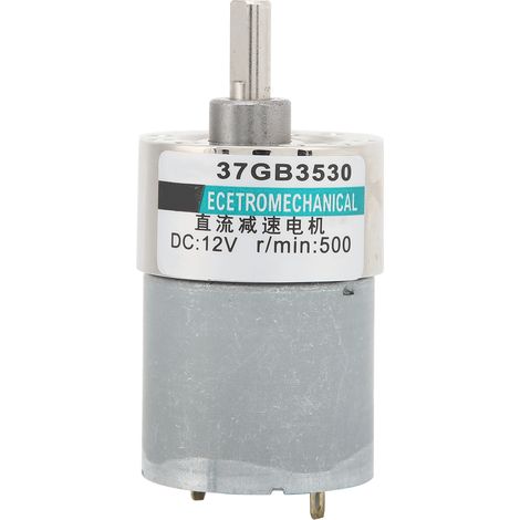 Moteur réducteur de vitesse en cuivre mini grand couple pour micro-machines DC12V XD-37GB3530500 tr/min