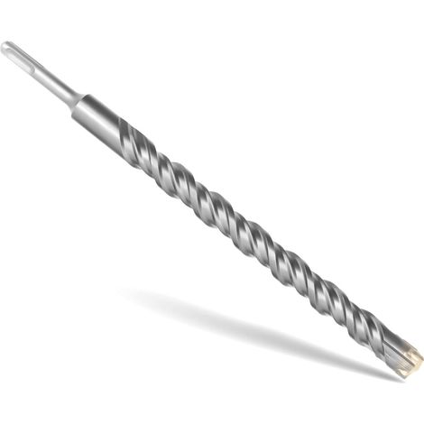 Foret SDS Plus 22mm x 300mm,avec 4 taillants en carbure et double vis, pour béton, pierre naturelle (1/5)