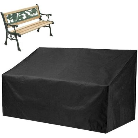Telo di copertura per panchine da esterno in tessuto Oxford - Impermeabile e resistente agli strappi, ideale per panchine da giardino, divani e altri mobili. (1/5)