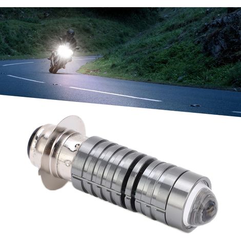 Ampoule de phare LED 12V modifiée pour moto avec lumière jaune (1/5)