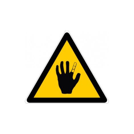 Panneau Danger corrosion - Rigide Triangle 300mm - 4200125