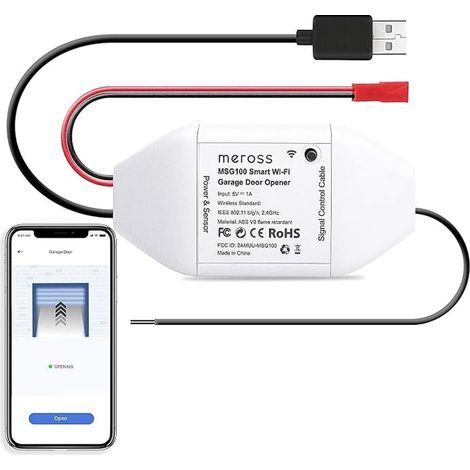 Ouvre-Porte de Garage WiFi Intelligent avec Notifications (1/4)