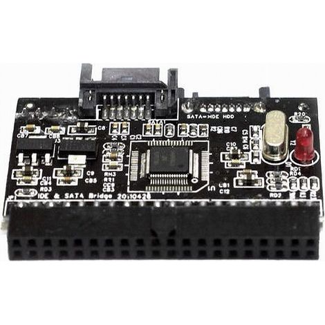 Adaptateur Convertisseur De Données Interne Bidirectionnel Ide Sata Maxtech Ide-001 (1/4)