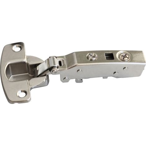 Charnière sensys 8631i - Coudure : 0 mm - Décor : Nickelé - Entraxe : 45 mm - Fixation : A tourillons - Montage : En applique - Version : TH53 - HETTICH