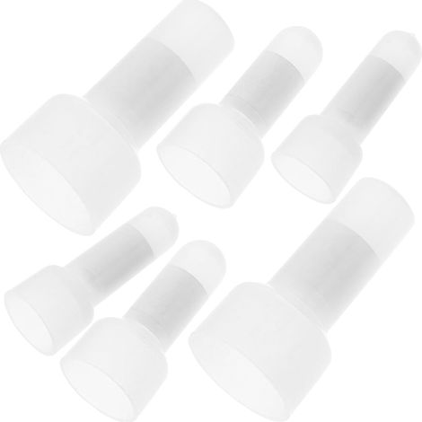eur Électrique à Sertir Fermé 1 Set Blanc pour Fils Pvc et Alliage D’aluminium, Forme Mamelon, Raccord Rapide, Usage Industriel et Commercial, pour Luminaires (1/5)