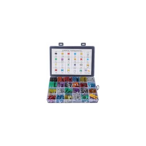 272 pièces - Kit d'assortiment de fusibles à lames automobiles, fusibles de voiture - Standard, Mini et profil bas (2A/5A/10A/15A/20A/25A/30A/35A) (1/5)