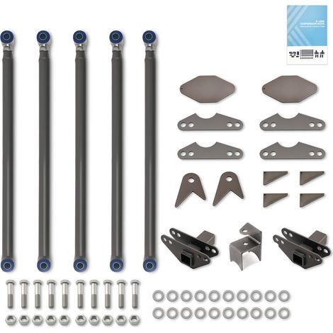 Universal Weld-On Parallel 4 Link Bar Kit  For Hot Rod Rat Truck Car Air Ride (1/5)